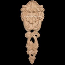 DRP-04: Shells with Roses Drop Applique